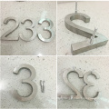 Achieve Customized Size and Pattern Stainless Steel Letter Signage